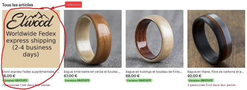 bot etsy produit