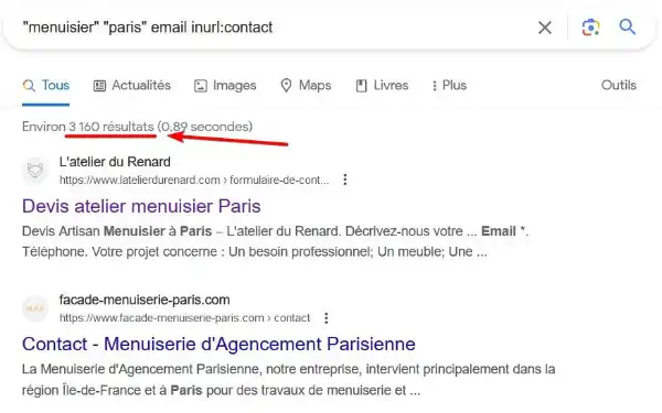 scraping google dorks